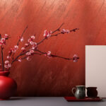 still life with flowers Chinese New Year-Inspired Interior Desig